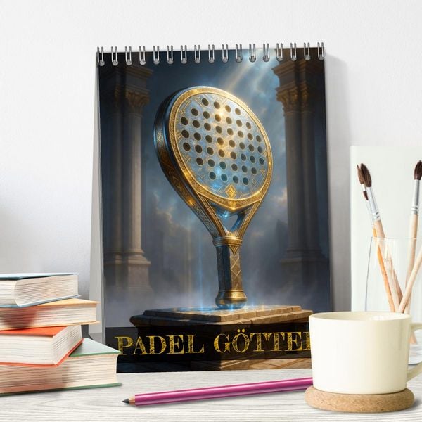 Produktbild: Padel G&ouml;tter (Tischkalender 2026 DIN A5 hoch), CALVENDO Monatskalender