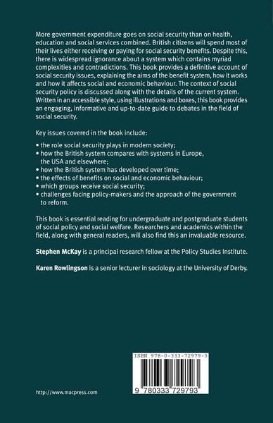 Produktbild: Social Security in Britain
