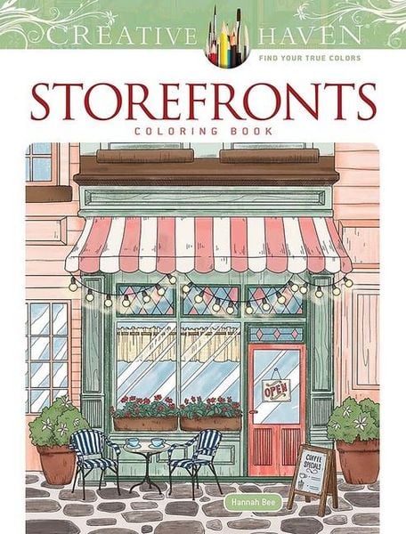 Produktbild: Creative Haven Storefronts Coloring Book