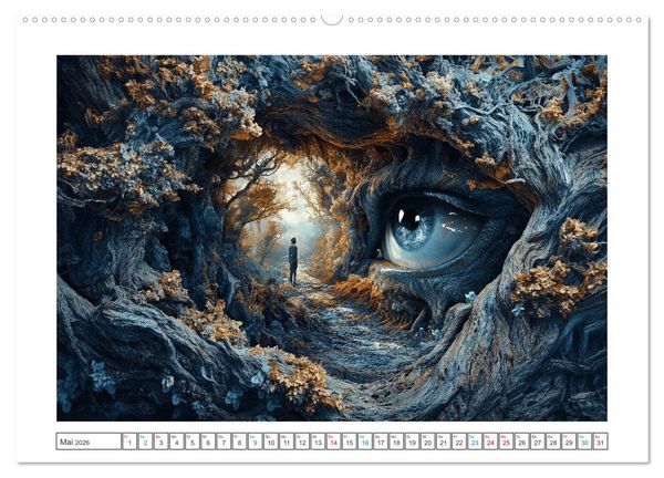 Produktbild: Verborgene Dimensionen (Wandkalender 2026 DIN A2 quer), CALVENDO Monatskalender
