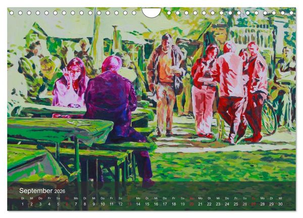 Produktbild: Alena Steinlechner, Acryl auf Leinwand (Wandkalender 2026 DIN A4 quer), CALVENDO Monatskalender