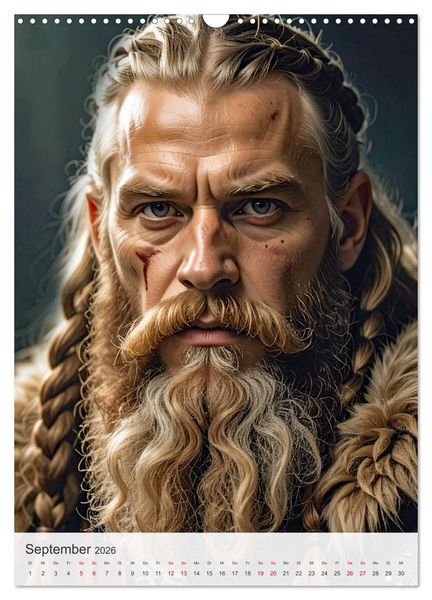 Produktbild: Sturms&ouml;hne St&auml;rke und Mythos der Wikinger (Wandkalender 2026 DIN A3 hoch), CALVENDO Monatskalender