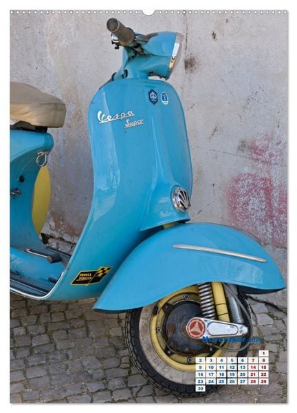 Produktbild: Die Liebe zur Vespa (Wandkalender 2026 DIN A2 hoch), CALVENDO Monatskalender