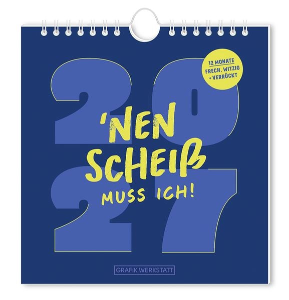 Produktbild: Postkartenkalender 2027 'Nen Schei&szlig; muss ich!