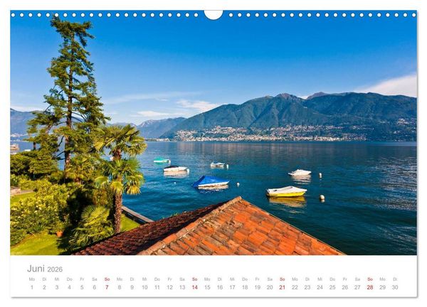Produktbild: TESSIN Werner Dieterich (Wandkalender 2026 DIN A3 quer), CALVENDO Monatskalender