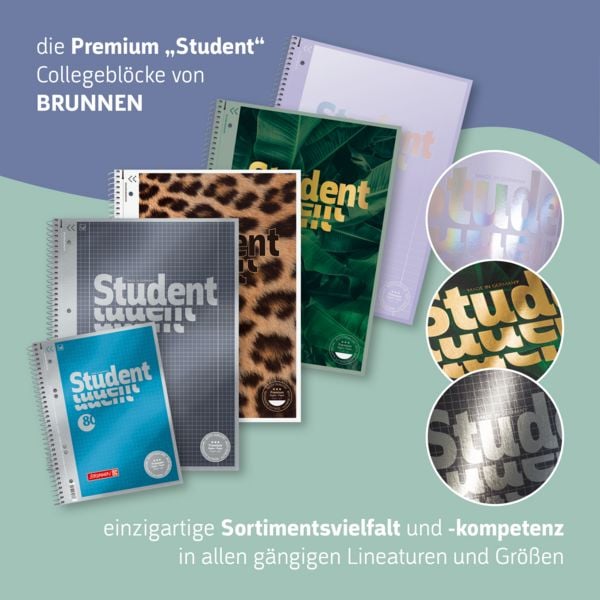 Produktbild: Brunnen Collegeblock A4 dotted Premium