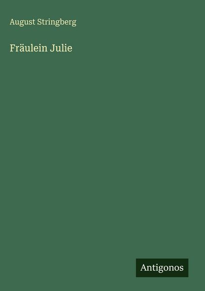 Produktbild: Fr&auml;ulein Julie