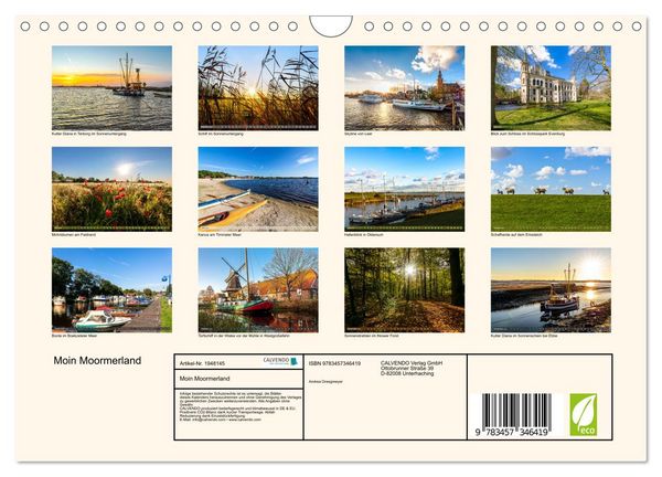 Produktbild: Moin Moormerland (Wandkalender 2026 DIN A4 quer), CALVENDO Monatskalender