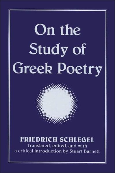 Produktbild: On the Study of Greek Poetry