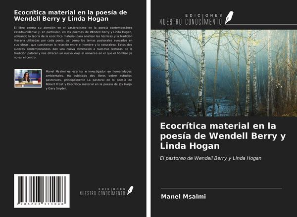 Produktbild: Ecocr&iacute;tica material en la poes&iacute;a de Wendell Berry y Linda Hogan