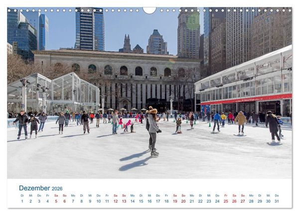 Produktbild: Die New Yorker City (Wandkalender 2026 DIN A3 quer), CALVENDO Monatskalender