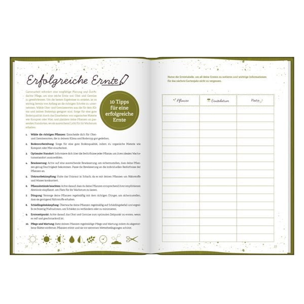 Produktbild: Gartentagebuch Garten Liebe - Mein Gartenjahr: Gartenbuch und Gartenplaner f&uuml;r d