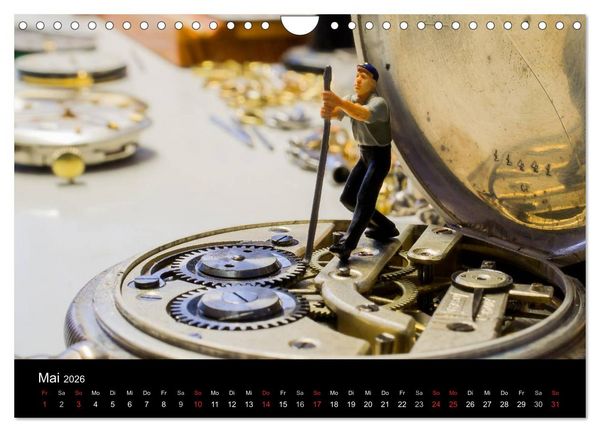 Produktbild: UHR Menschen (Wandkalender 2026 DIN A4 quer), CALVENDO Monatskalender