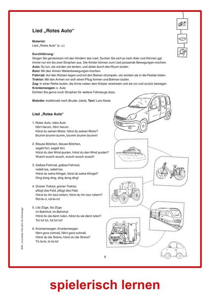 Produktbild: Kita aktiv U3 Fahrzeuge