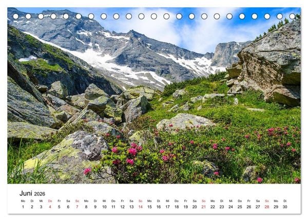 Produktbild: Herrliche Berglandschaften - Impressionen aus &Ouml;sterreich und Bayern (Tischkalender 2026 DIN A5 quer), CALVENDO Monatskalender