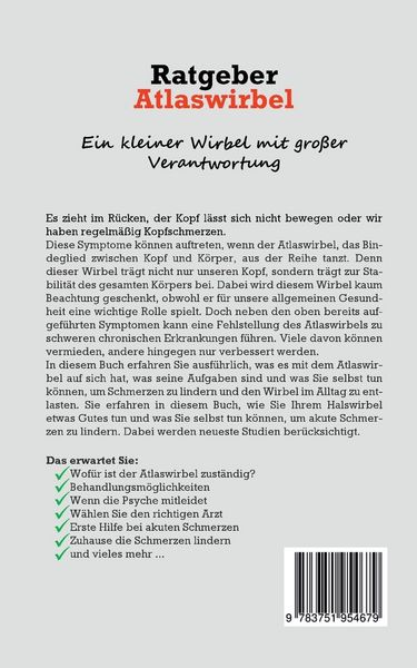 Produktbild: Ratgeber Atlaswirbel: Ein kleiner Wirbel mit grosser Verantwortung - Die Ursache