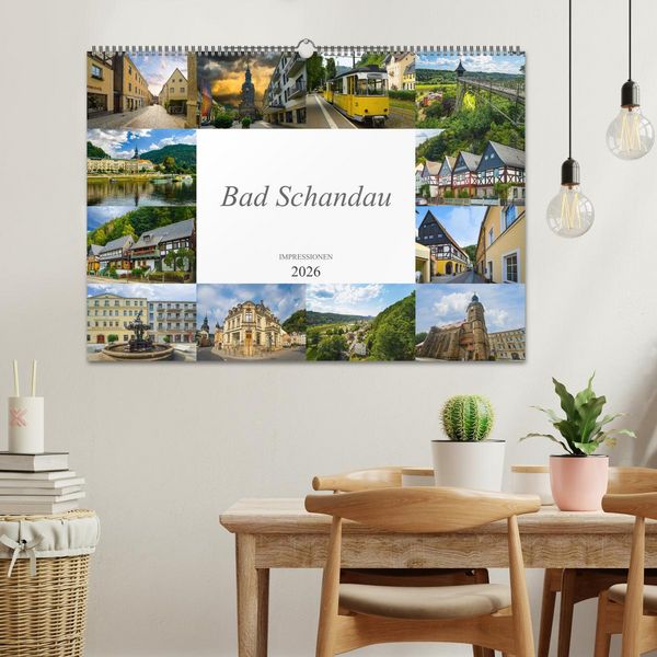 Produktbild: Bad Schandau Impressionen (Wandkalender 2026 DIN A2 quer), CALVENDO Monatskalender