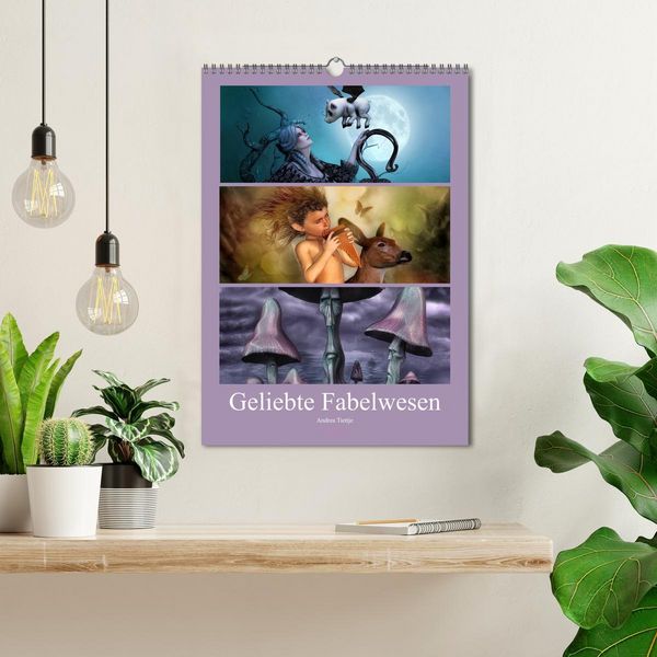 Produktbild: Geliebte Fabelwesen (Wandkalender 2026 DIN A3 hoch), CALVENDO Monatskalender