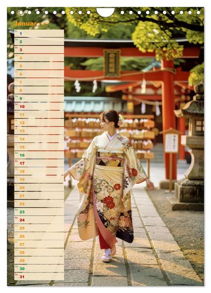 Produktbild: Japanische Lebensart (Wandkalender 2027 DIN A4 hoch), CALVENDO Monatskalender