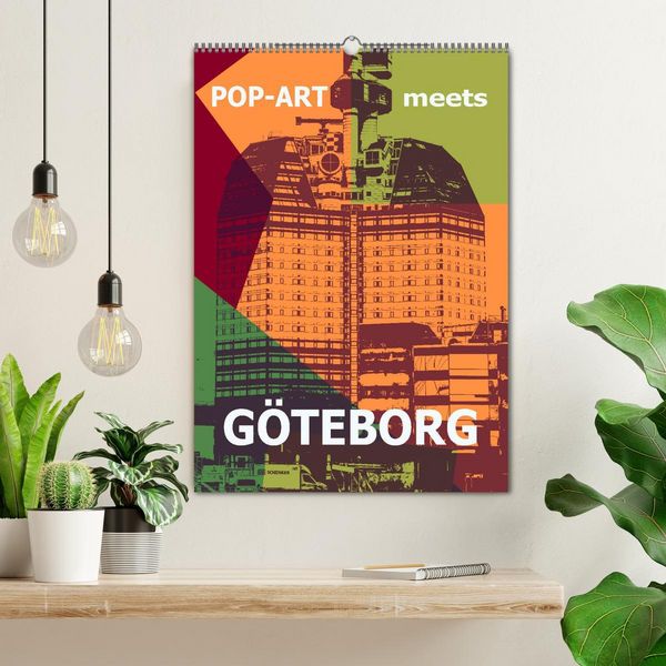 Produktbild: POP-ART meets G&ouml;teborg (Wandkalender 2026 DIN A2 hoch), CALVENDO Monatskalender