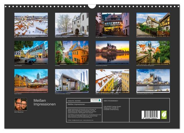 Produktbild: Mei&szlig;en Impressionen (Wandkalender 2027 DIN A3 quer), CALVENDO Monatskalender