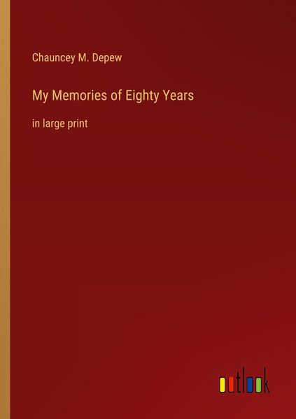 Produktbild: My Memories of Eighty Years