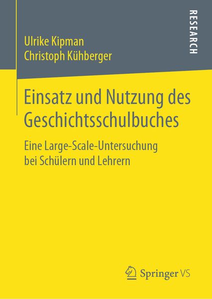 Produktbild: Einsatz und Nutzung des Geschichtsschulbuches