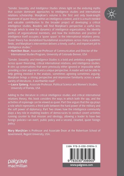 Produktbild: Gender, Sexuality, and Intelligence Studies