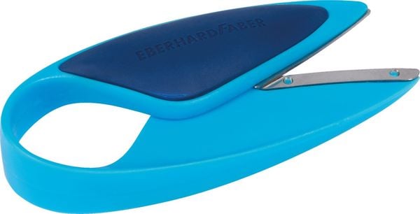 Produktbild: Eberhard Faber Kinderschere blau f&uuml;r Linksh&auml;nder und Rechtsh&auml;nder