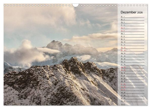 Produktbild: Das Oberstdorfer Allg&auml;u (Wandkalender 2026 DIN A3 quer), CALVENDO Monatskalender