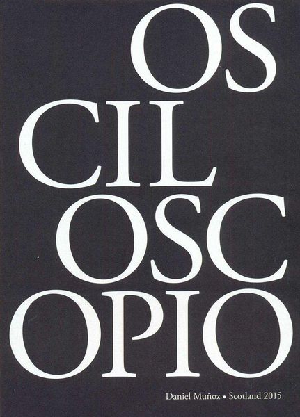 Produktbild: Osciloscopio : cuaderno de Escocia