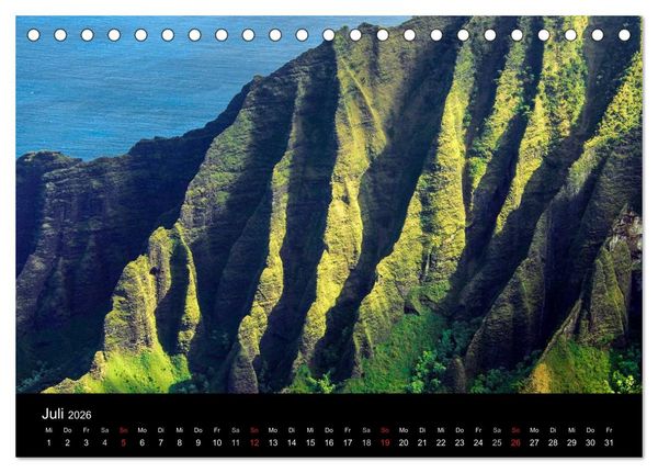 Produktbild: Colors of HAWAII (Tischkalender 2026 DIN A5 quer), CALVENDO Monatskalender