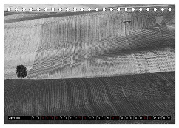 Produktbild: Toscana - monocromatico (Tischkalender 2026 DIN A5 quer), CALVENDO Monatskalender
