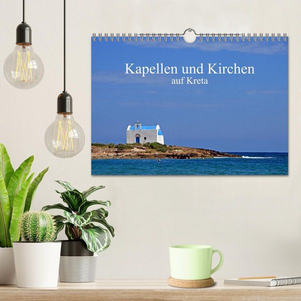Produktbild: Kapellen und Kirchen auf Kreta (Wandkalender 2026 DIN A4 quer), CALVENDO Monatskalender