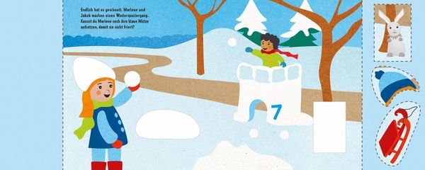 Produktbild: 24 x Schnipp, schnipp, hurra! Mein erstes Adventskalender-Papierschneidebuch