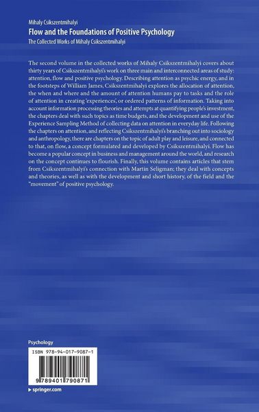Produktbild: Flow and the Foundations of Positive Psychology