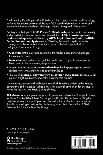 Produktbild: AQA Psychology A Level Paper Three