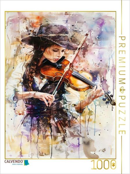 Produktbild: CALVENDO Puzzle Ein Motiv aus dem Kalender "Die Farben der Musik" | 1000 Teile Lege-Gr&ouml;&szlig;e 64x48cm Foto-Puzzle f&uuml;r gl&uuml;ckliche Stunden