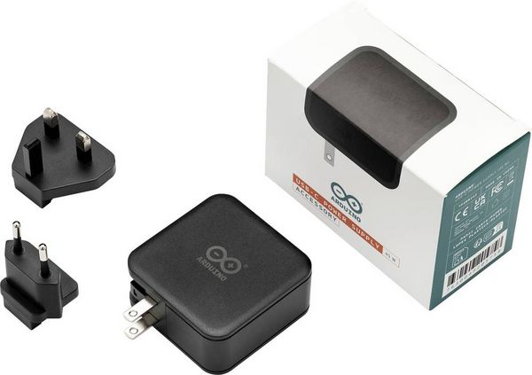 Produktbild: Arduino TPX00242 Steckernetzteil, Festspannung Passend f&uuml;r (Entwicklungskits): Arduino Ausgangsstrom (max.) 9 A 1 x USB-C&reg; Stecker