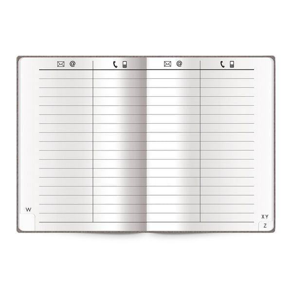 Produktbild: Tr&ouml;tsch Adressbuch Soft Touch Mini Anthrazit