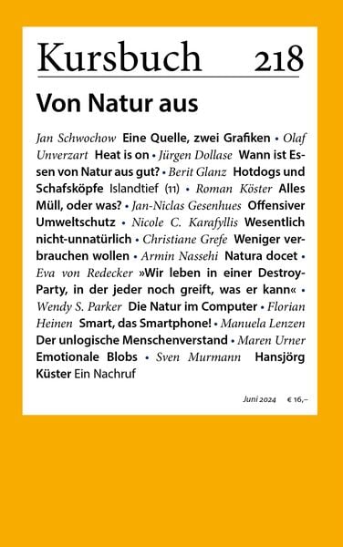 Produktbild: Kursbuch 218