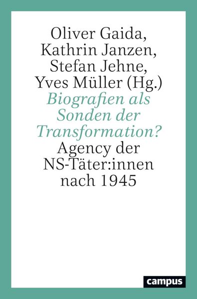 Produktbild: Biografien als Sonden der Transformation?