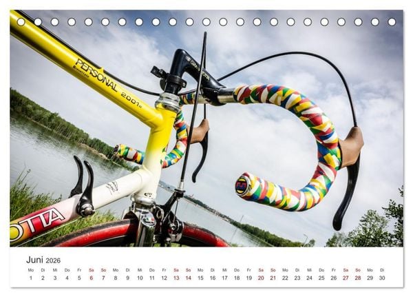 Produktbild: Stahlrenner - Rennrad-Klassiker aus Europa (Tischkalender 2026 DIN A5 quer), CALVENDO Monatskalender