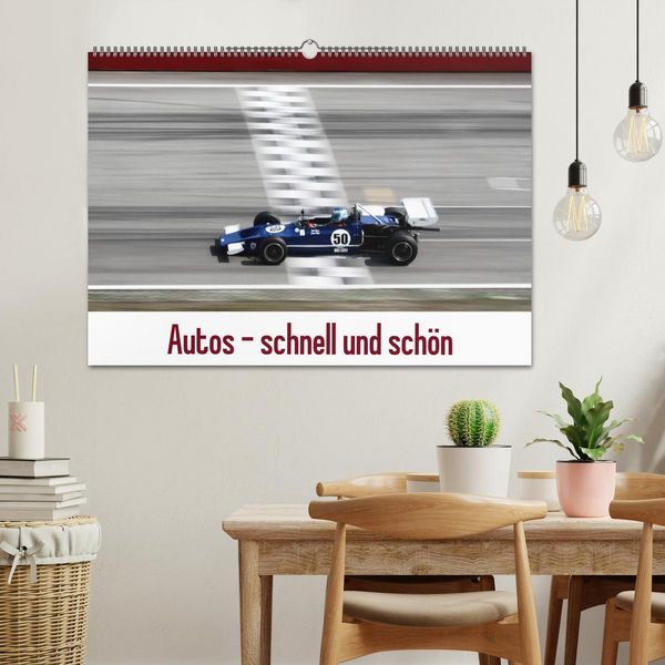 Produktbild: Autos - schnell und sch&ouml;n (Wandkalender 2026 DIN A2 quer), CALVENDO Monatskalender