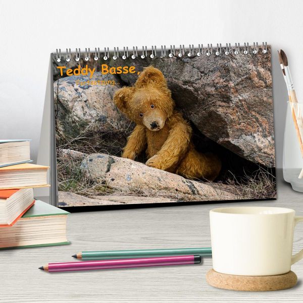 Produktbild: Teddy Basse, Fortsetzung... (Tischkalender 2026 DIN A5 quer), CALVENDO Monatskalender