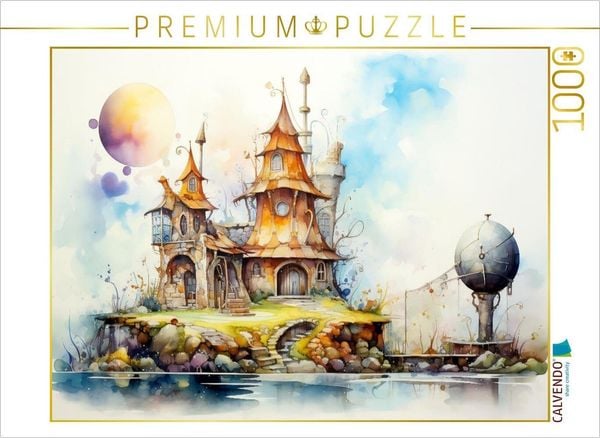 Produktbild: CALVENDO Puzzle Ein Motiv aus dem Kalender "Kuriose H&auml;user" | 1000 Teile Lege-Gr&ouml;&szlig;e 64x48cm Foto-Puzzle f&uuml;r gl&uuml;ckliche Stunden