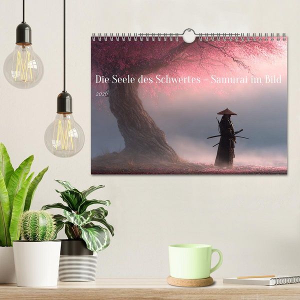 Produktbild: Die Seele des Schwertes &ndash; Samurai im Bild (Wandkalender 2026 DIN A4 quer), CALVENDO Monatskalender