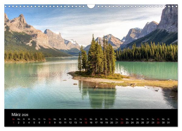 Produktbild: Das "gr&uuml;ne" Nordamerika - Kanada und USA (Wandkalender 2026 DIN A3 quer), CALVENDO Monatskalender