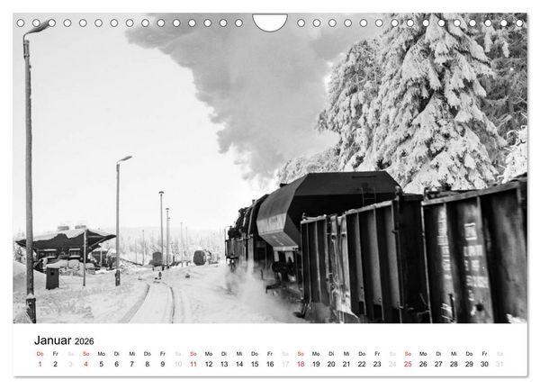 Produktbild: Dampfloks in der DDR (Wandkalender 2026 DIN A4 quer), CALVENDO Monatskalender