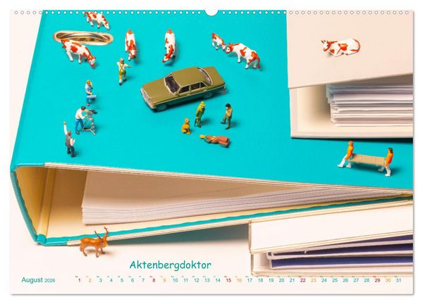 Produktbild: B&uuml;stenhalter ... und andere Mini-Welten (hochwertiger Premium Wandkalender 2026 DIN A2 quer), Kunstdruck in Hochglanz